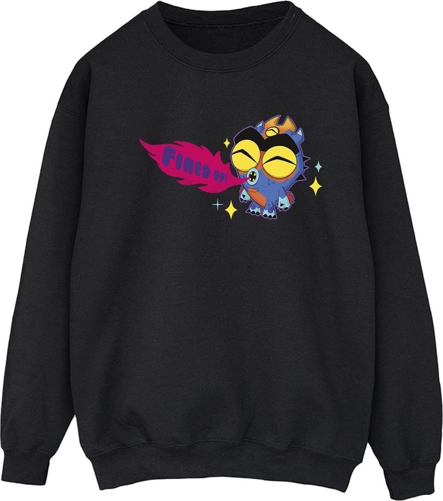 Disney - "Big Hero 6 Fired Up" Sweatshirt für Damen BI11766 (L) (Schwarz)