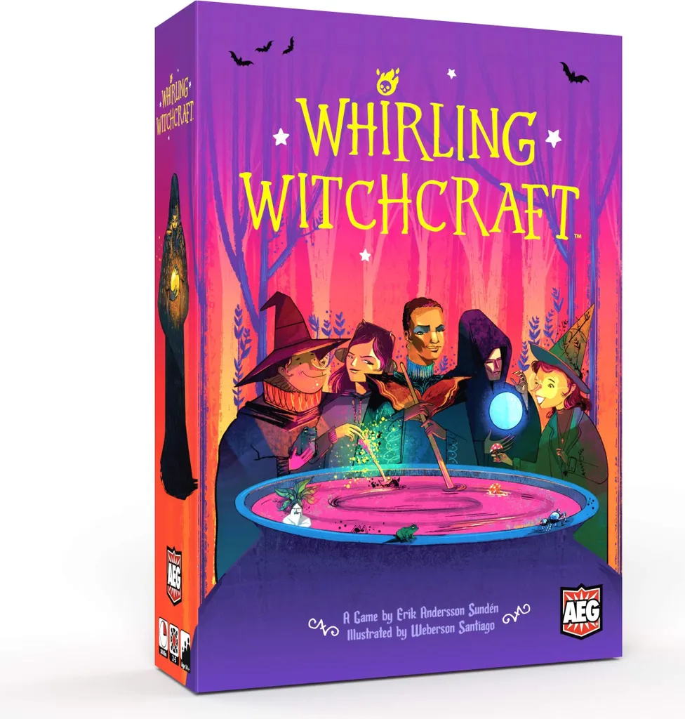 Whirling Witchcraft Jeu de Plateau AEG Edition Anglaise de Stratégie