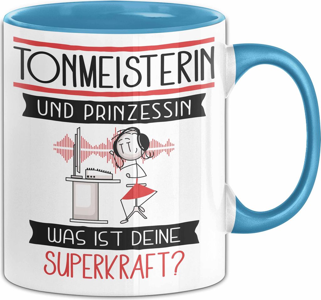 Tonmeisterin Und Prinzessin Tasse Geschenk Für Eine Produktbild 