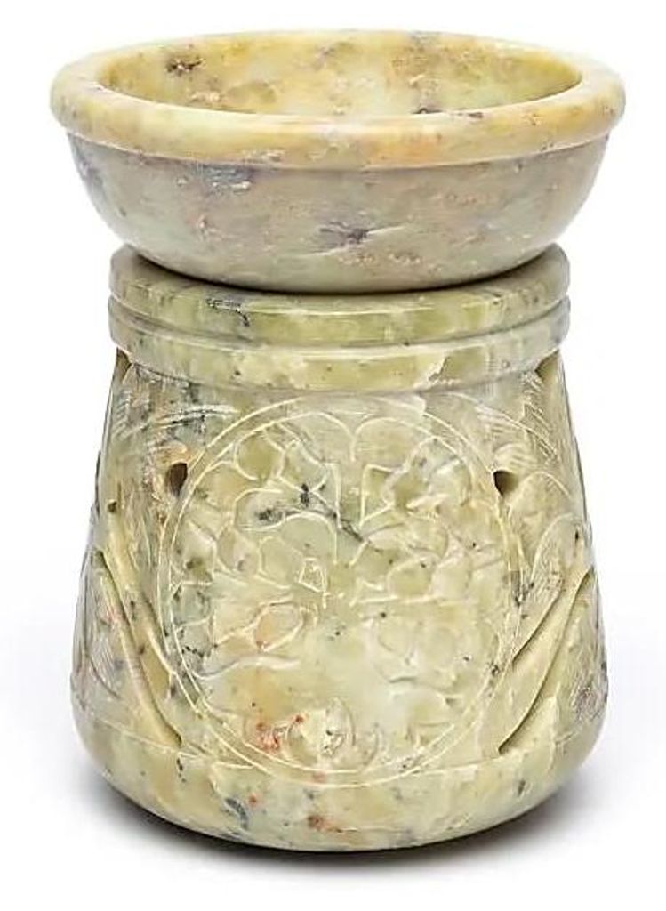 Ölbrenner Lebensbaum Speckstein - 10x7,5 cm
