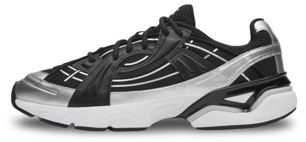 Under Armour Sola Black White Metallic Silver - 44.5 Größe: Produktbild 