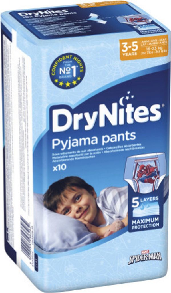 Huggies DryNites Pyjamahöschen Jungen Pyjama Pants 3-5 Produktbild 