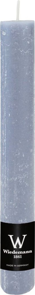 Stabkerze durchgefärbt Marble Rustic BlauGrau 250 x Ø 35 mm, 1 Stück