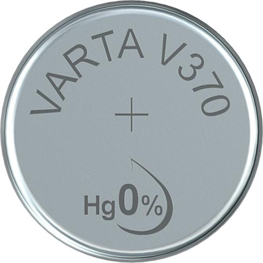 Silberoxid-Knopfzelle 370 (silber, 10 Stück) Produktbild 