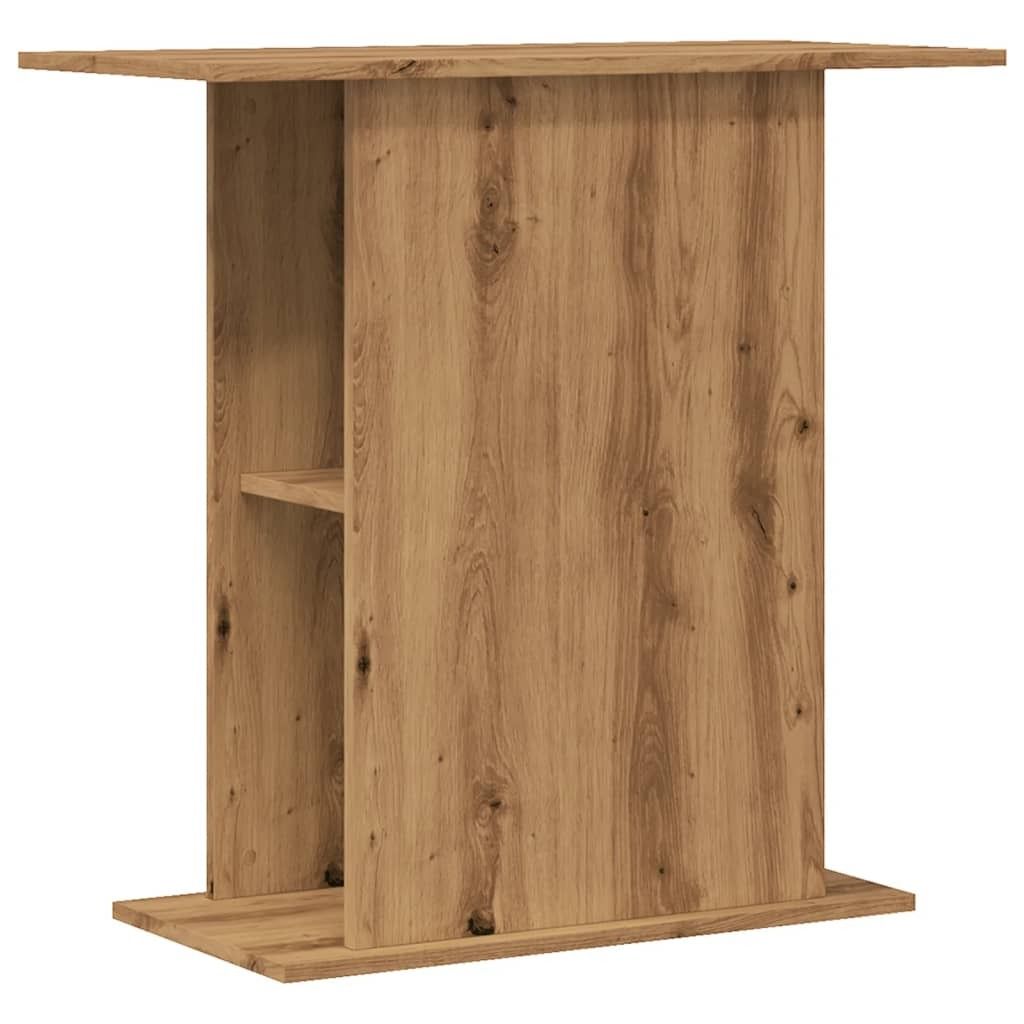 Supporto per acquario artigianale in rovere 36x75x72,5 cm Immagine del prodotto 
