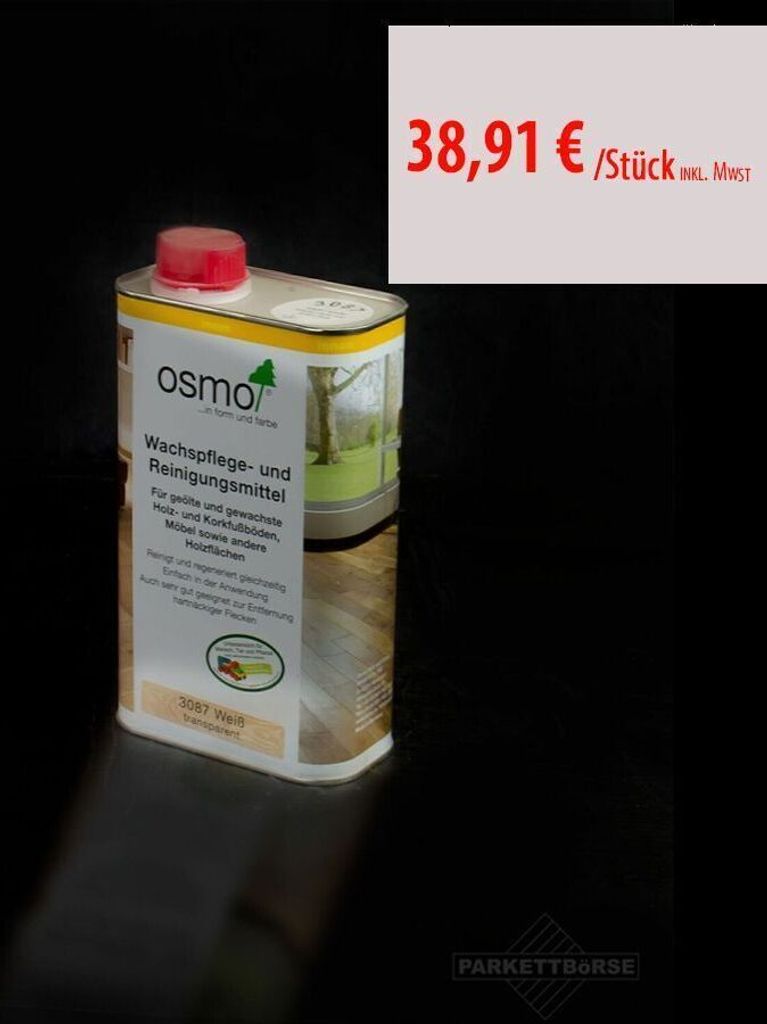 OSMO Wachs Reinigungs- und Pflegemittel Farblos Produktbild 
