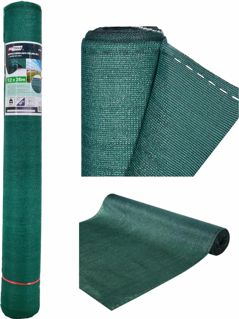 Rete Mesh de Tension AWTOOLS 140g/mq Verde UV 80% 1,2x25m
