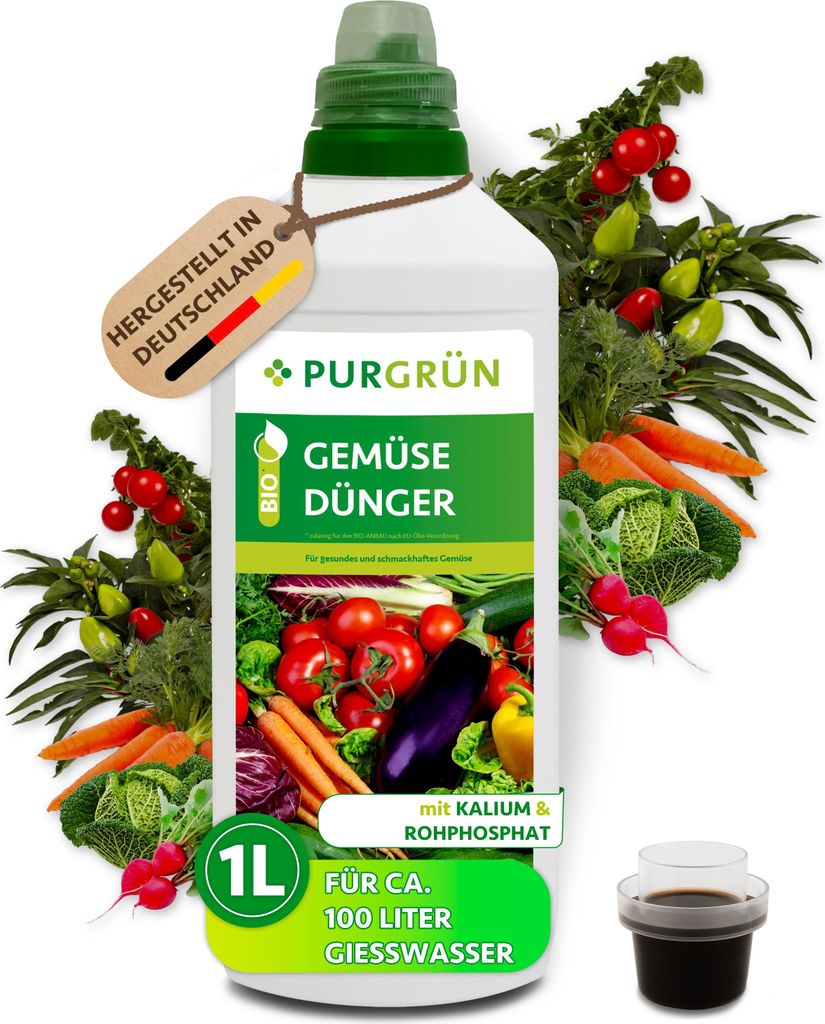 Purgrün -Gemüsedünger 1 Liter,