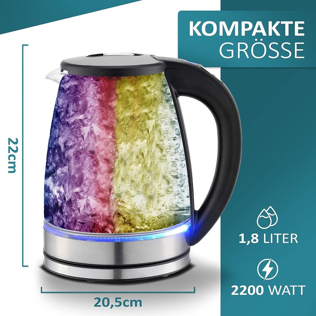 Skleněná konvice Ecosa s nastavením teploty | 40 °C - 100 Obrázek produktu 10