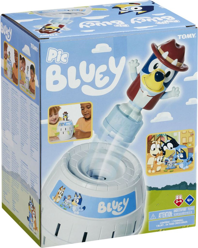 Tomy Pop Up Bluey in der Wanne Spiel für Kinder Produktbild 
