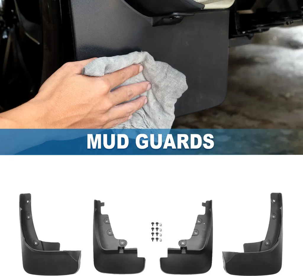 Garde-boue Ford Edge 2019-2022 en ABS renforcé - Kit complet montage