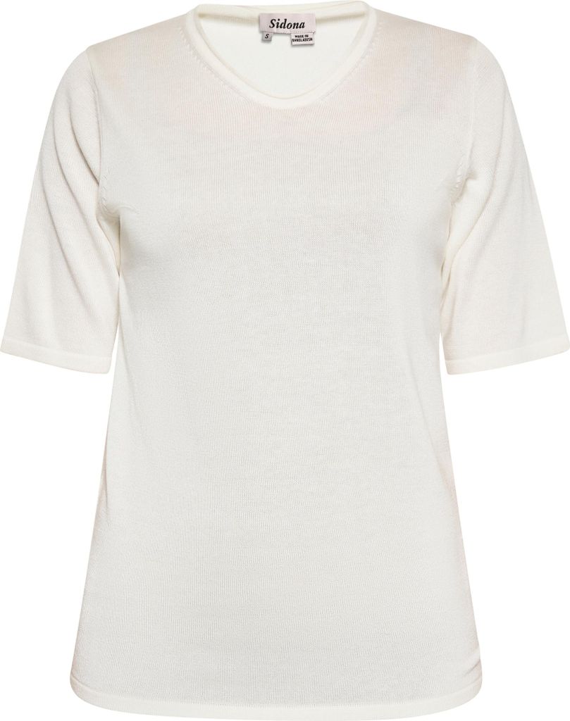 SIDONA damen pullover - wollweiss, M