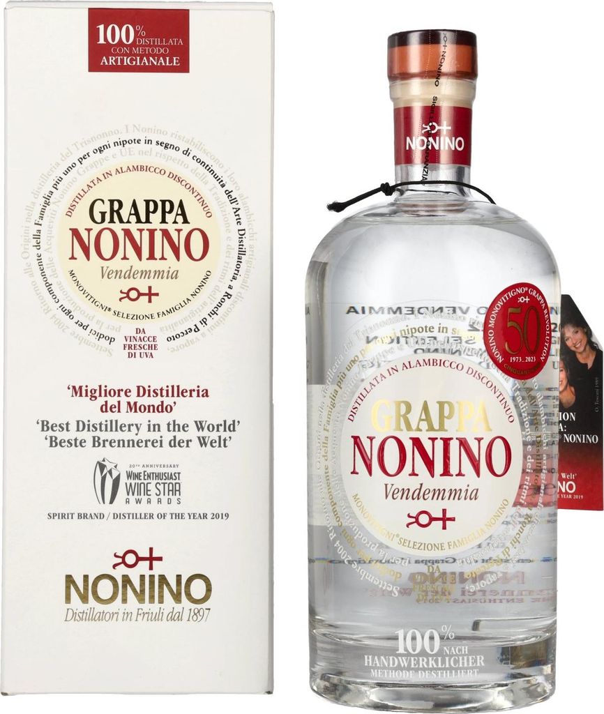 2015 Grappa Nonino Vendemmia | 40 % vol | 0,5 l Produktbild 