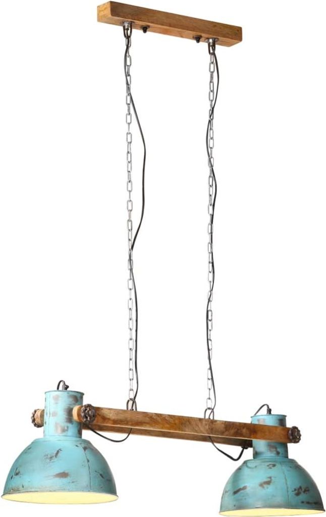 Lampa Wisząca, 25 W, Postarzany Niebieski, 85X28X109 Cm, Zdjęcie produktu 