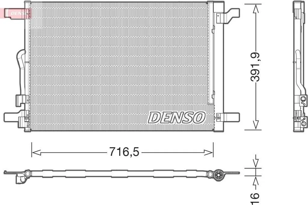 Condenseur de Clim pour VW Tiguan, T-ROC et Touran - Qualité Origine