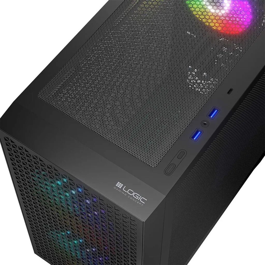Boîtier PC Mini Tour Logic Concept Dart Pro noir pour configuration Micro-ATX - 5