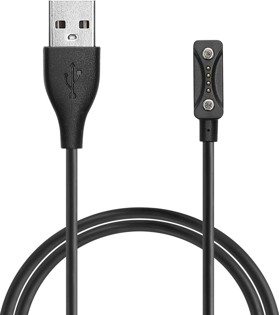 kwmobile USB Kabel Charger kompatibel mit Polar Ignite 3 / Pacer / Pacer Pro / Vantage V3 / Vantage M3 Ladekabel - Smart Watch Ersatzkabel -