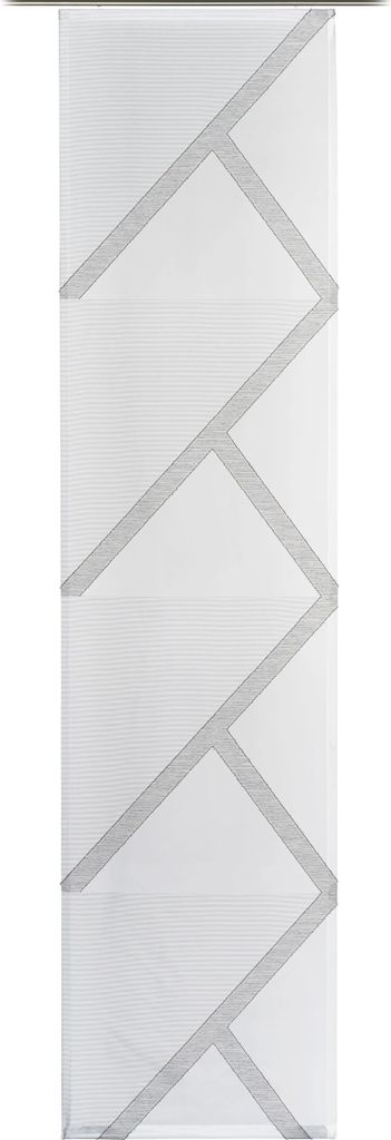 GÖZZE Flächenvorhang QUAX anthrazit BH 60x245 cm grau Gardine