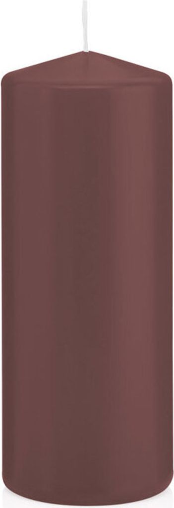Kerzen Taupe, Stumpenkerzen Taupe 12 x 5,8 cm (H x Ø), 16 Stück, Wiedemann Kerzen, Markenkerzen Germany in RAL Qualität
