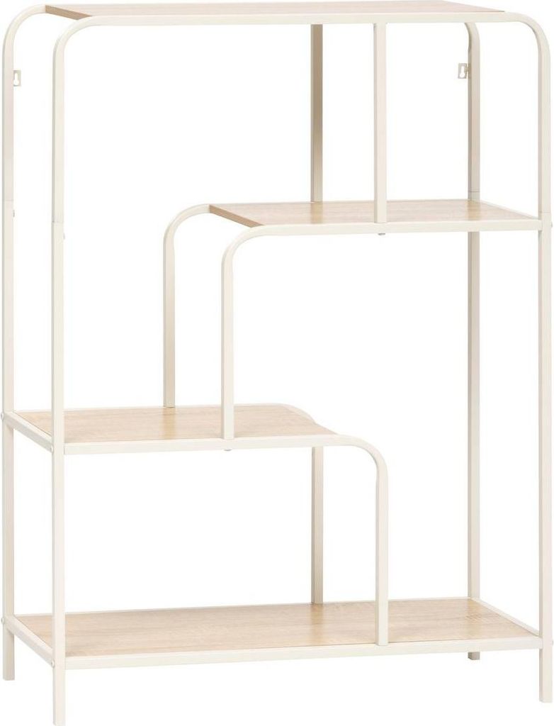 Curvy konsole 2 regale helles holz - 5 five simply smart