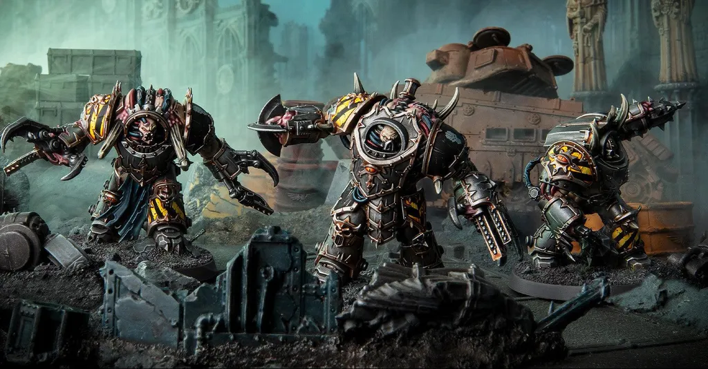 Unités de Choc Mutilators Space Marines du Chaos pour Combat Rapproché