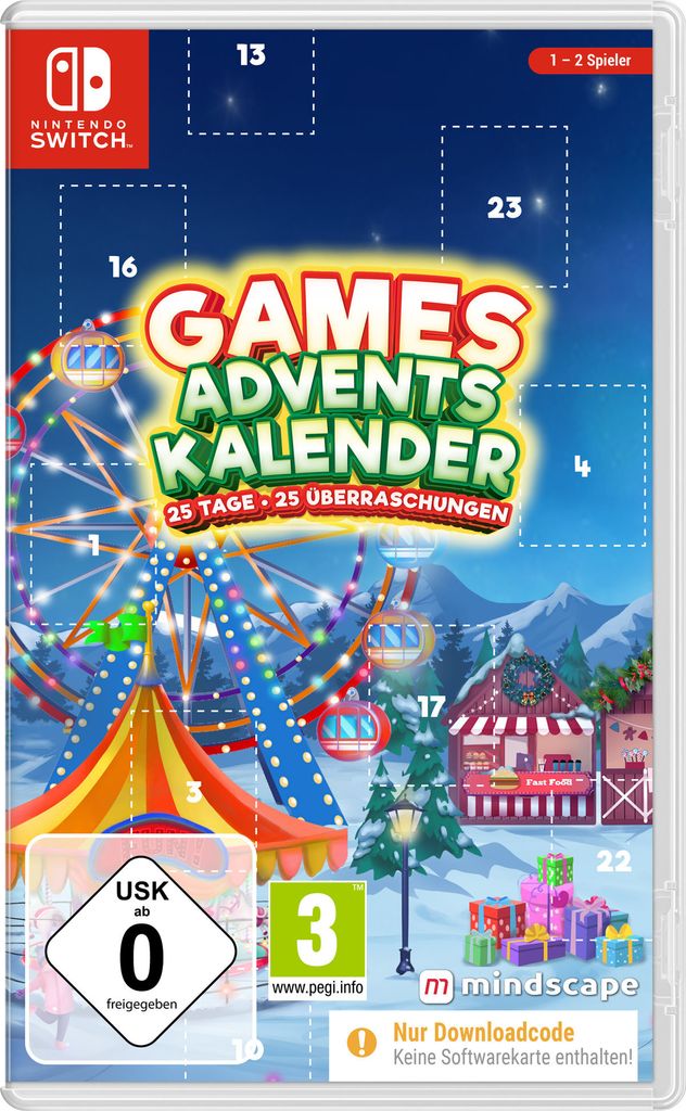 Games Adventskalender 2023 (Code in a Box) (Nin. Switch) Produktbild 