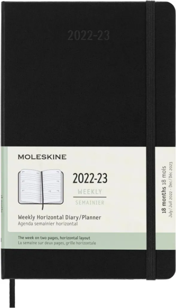 Agenda Moleskine 18 Mesi 2022-2023 Grande Rigida - Design Iconico