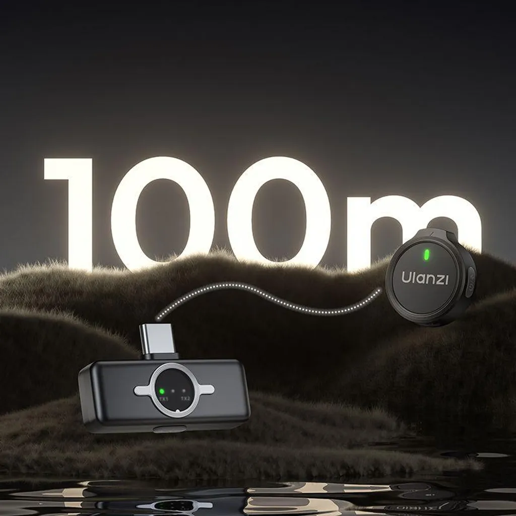 Double micro cravate sans fil Lightning pour iPhone portée de 100m - 5