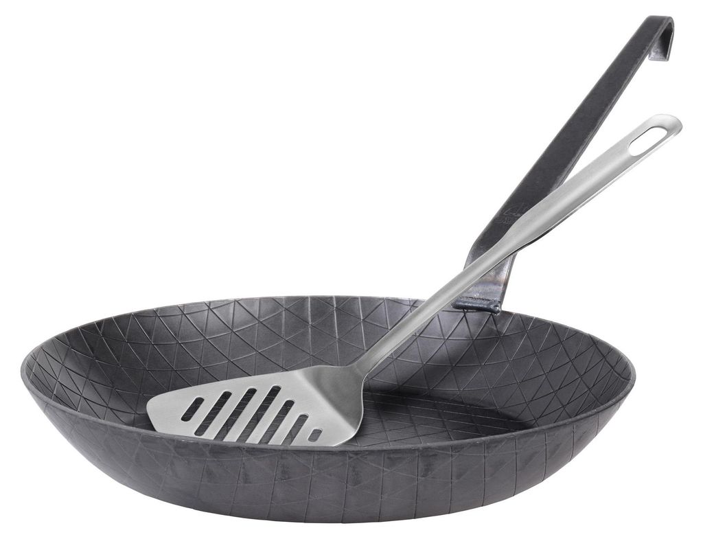 GRÄWE Schmiedeeiserne Bratpfanne Ø 28 cm, extra hoher Rand, Produktbild 