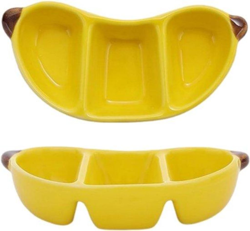 Keramische dipschaaltjes in Form von Früchten, Sojasausschälchen, 85 ml, Keramik, Besteck und Accessoires, Hauswarming-Geschenk, für Ketchup, Gr...