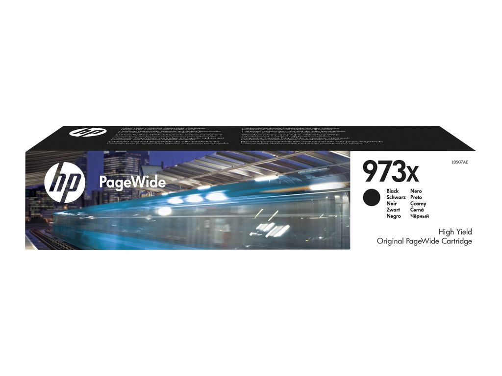 HP L0S07AE Cartuccia d'inchiostro PageWide nero n. 973 XL Immagine del prodotto 
