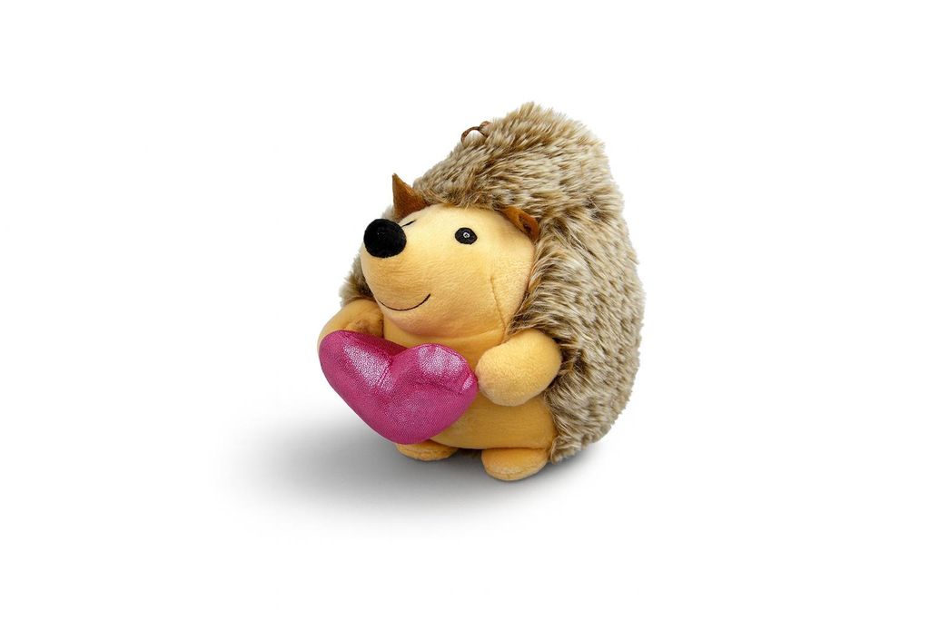 Plüschtier Igel 20 cm mit Herz – Weiches Kuscheltier, Produktbild 