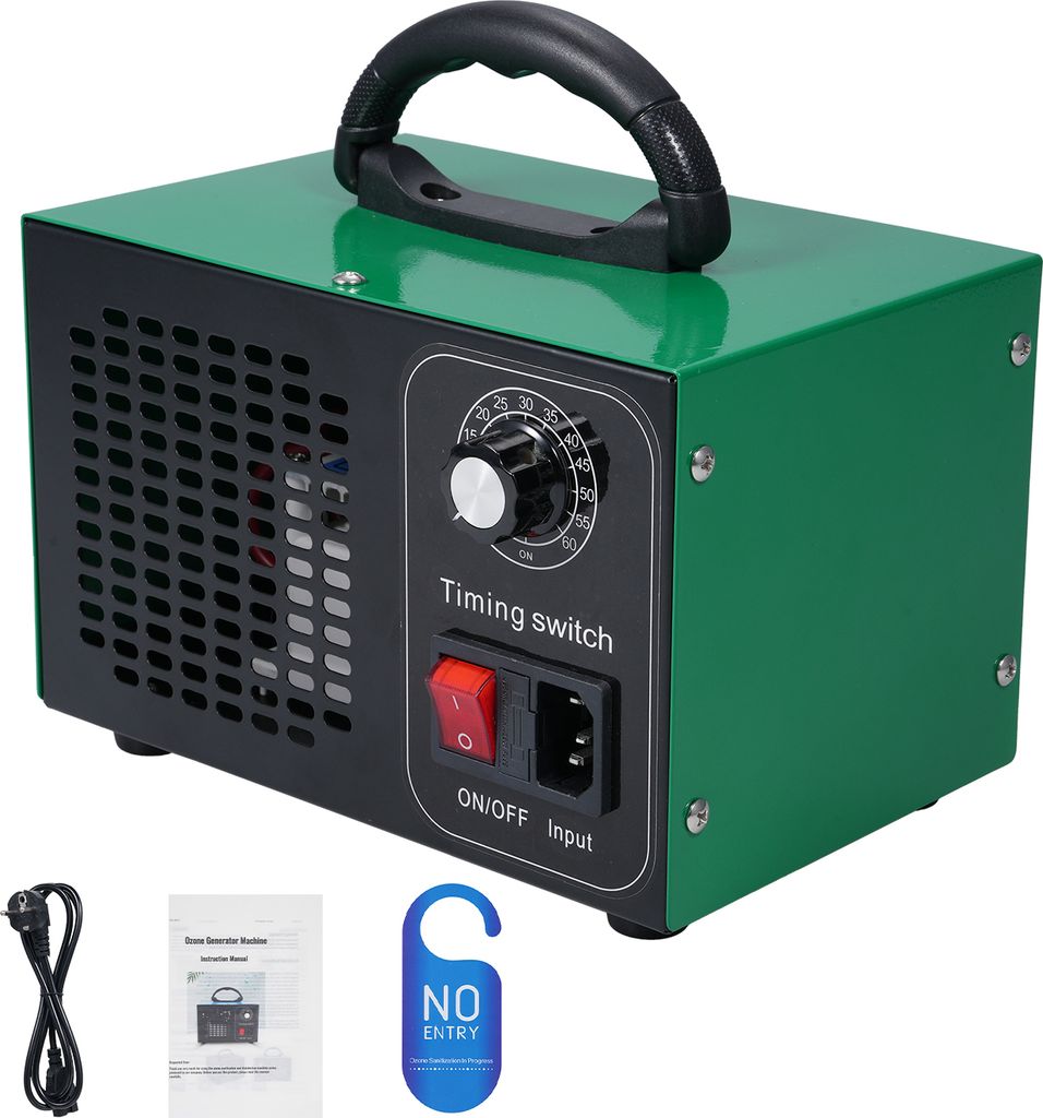 Ozongenerator 45.000 mg/h Industrie-/Heim-O3-Luftreiniger-Desodorierungsmittel fuer Flaechen von 2500 Quadratfuss Hochleistungs-Ozonmaschine Luftio...