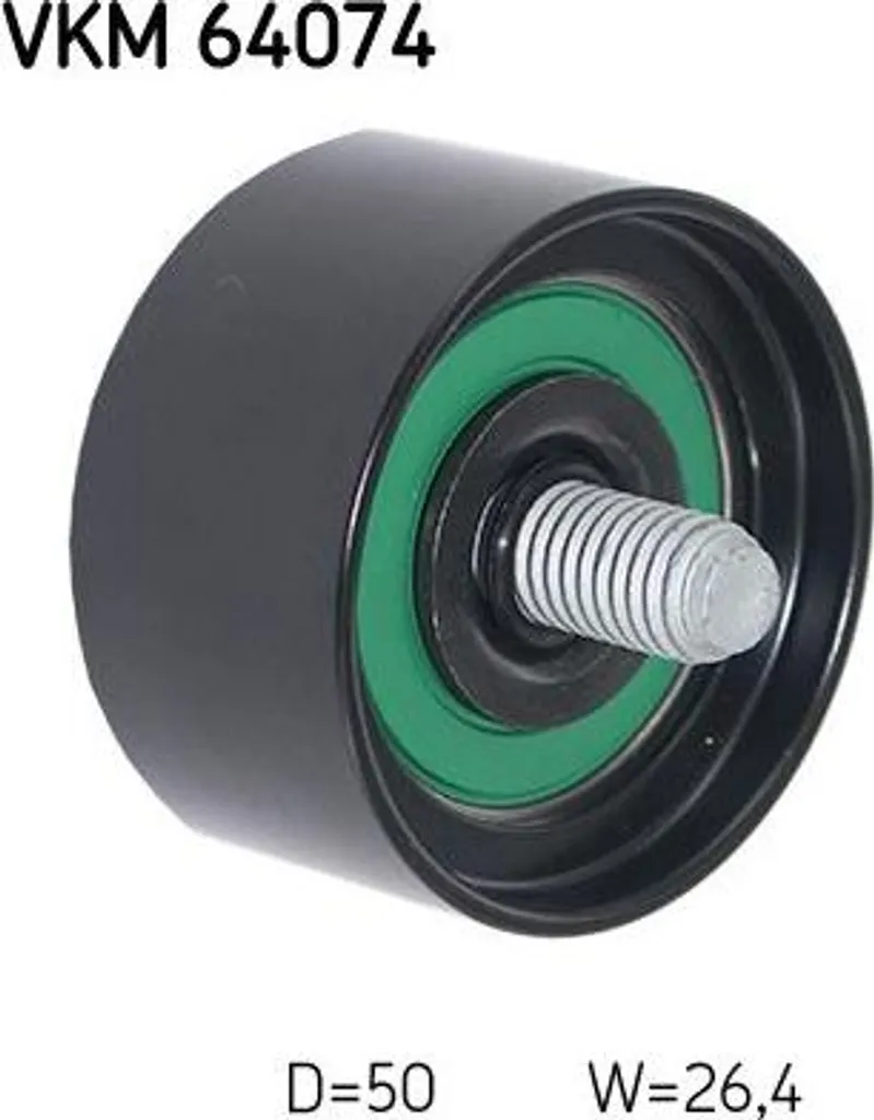 Rouleau de guidage courroie crantée pour i10 et Picanto - SKF VKM 64074