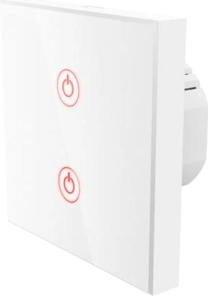 Hama WiFi Touch Wall Switch - Lichtschalter - kabellos - 2,4 Ghz - weiß (00176551)