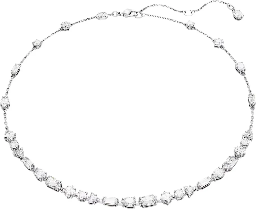 Collier Swarovski Mesmera Cristaux Scintillants avec Finition Rhodium