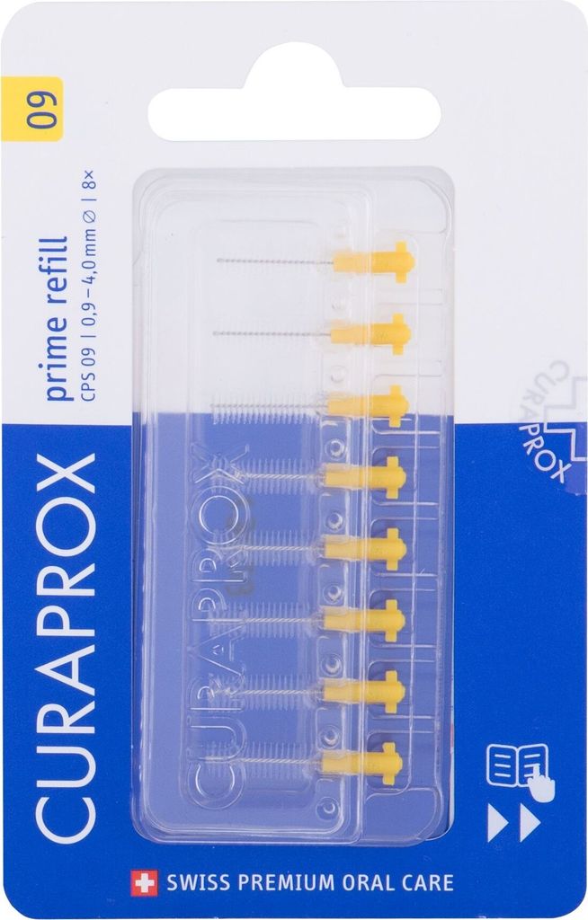 A package of Curaprox interdental brushes.