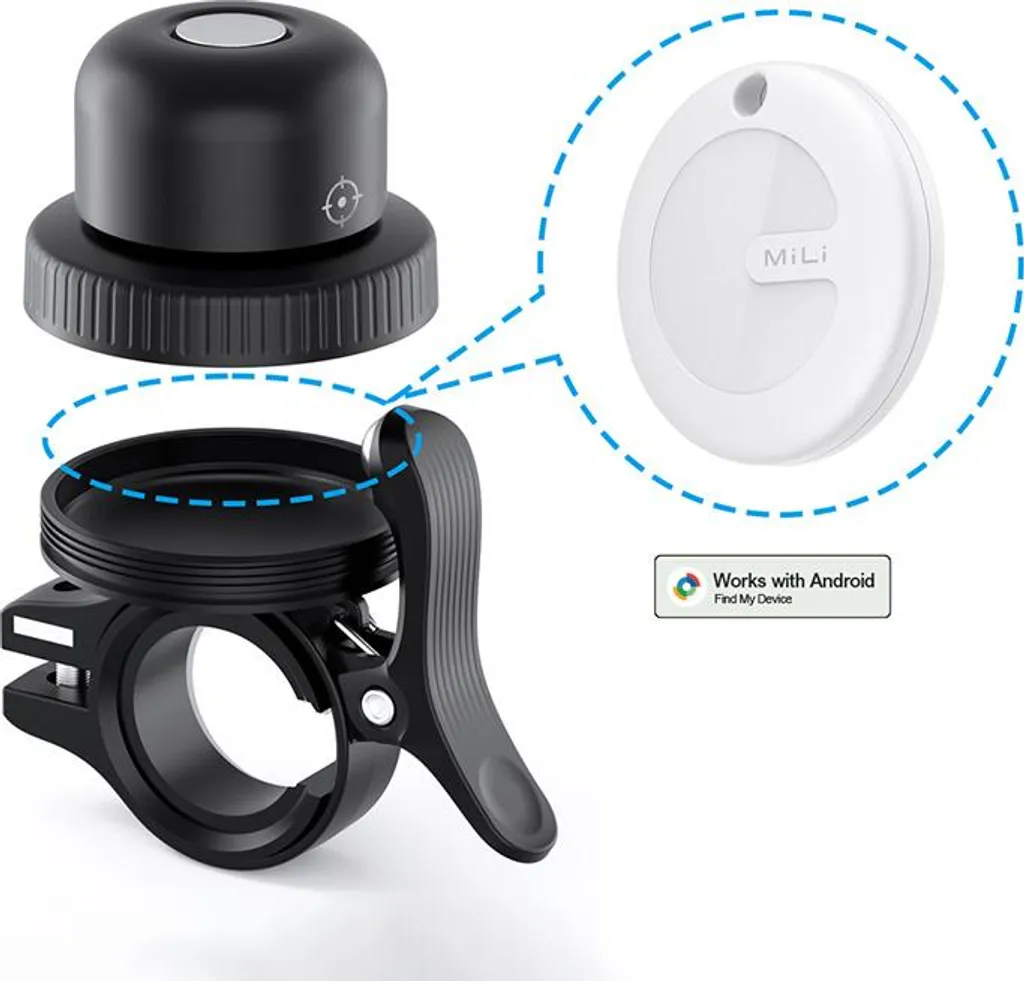 MiTag MiLi MiBell Localizzatore GPS Bici Android: Antifurto Intelligente