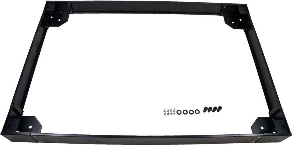 Rockstable 19" Sockel - Rollenplattform - Schwarz - SPCC - Stahl - 48,3 cm (19 Zoll) - 800 mm - 1200 mm