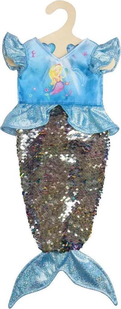 Kleid Meerjungfrau Ava Pailletten, Gr. 28-35 cm Immagine del prodotto 