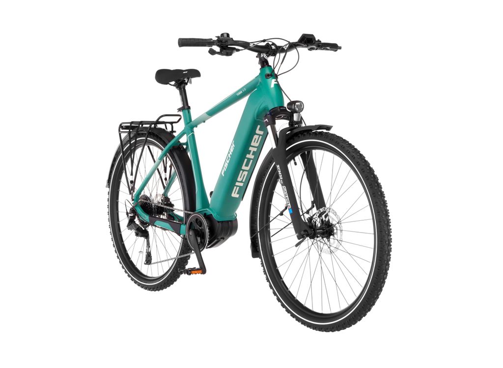 FISCHER E-Bike ATB TERRA 4.0i, Rahmenhöhe 55 cm, Akku 630 Wh, Mittelmotor, Kettenschaltung