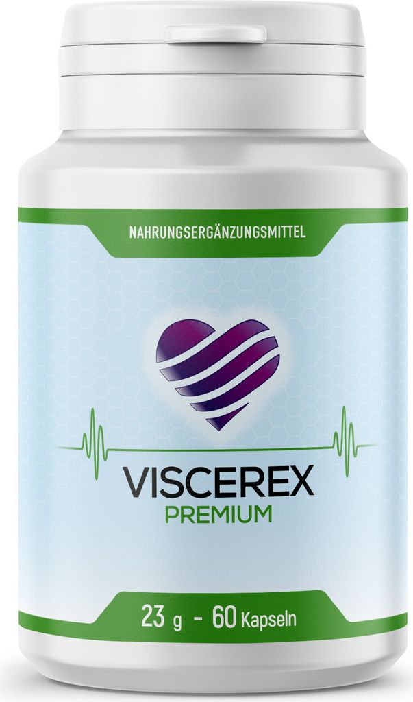 Viscerex Premium Kapseln Maxi Pack- 60 Kapseln für einen Monatsvorrat/sorgfälltig ausgewählte Rohstoffen - optimal zusammengesetzt (1x)