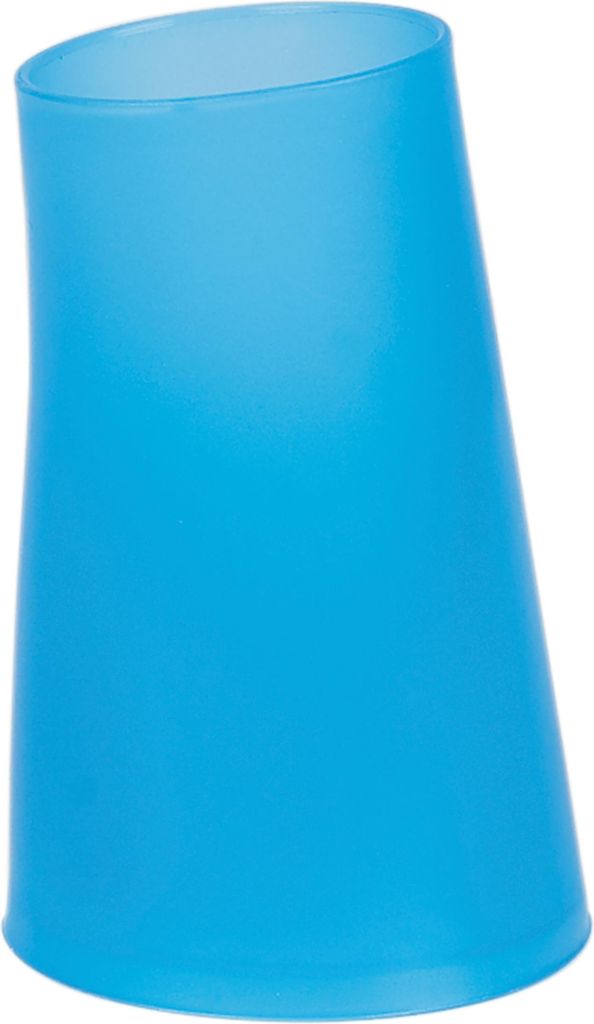 Spirella Zahnputzbecher Zahnbürstenhalter Move 8 x 12.5 cm frosty-blue, blau