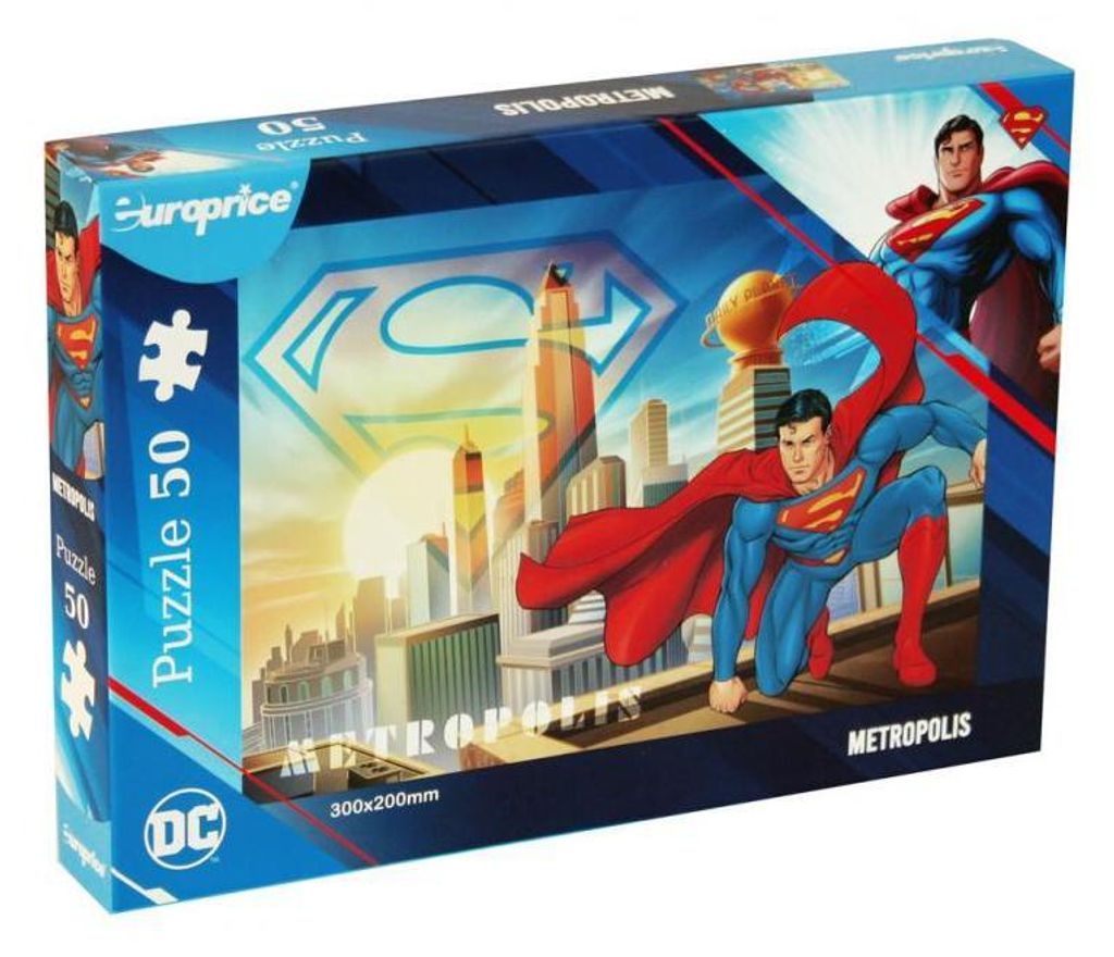 Puzzle 50 piese Superman Metropolis EP