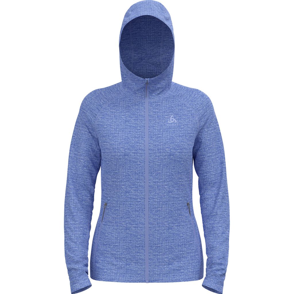 Odlo Tencia Fleece Mit Durchgehendem Reißverschluss Blau M Damen Blau M