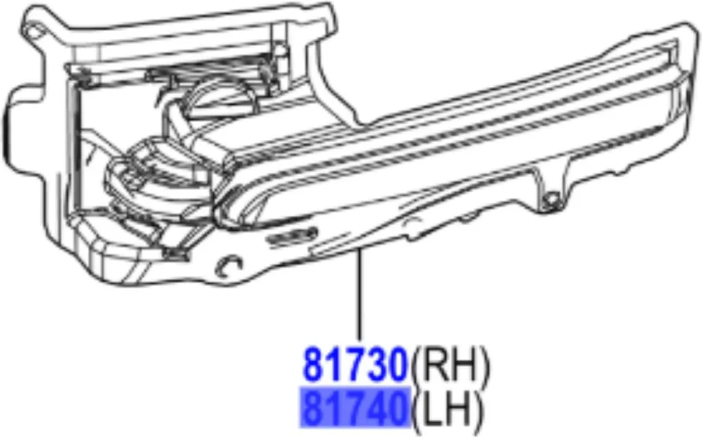 Specchietto Toyota Bz4x Corolla Cross Sinistro 81740-28020 Originale