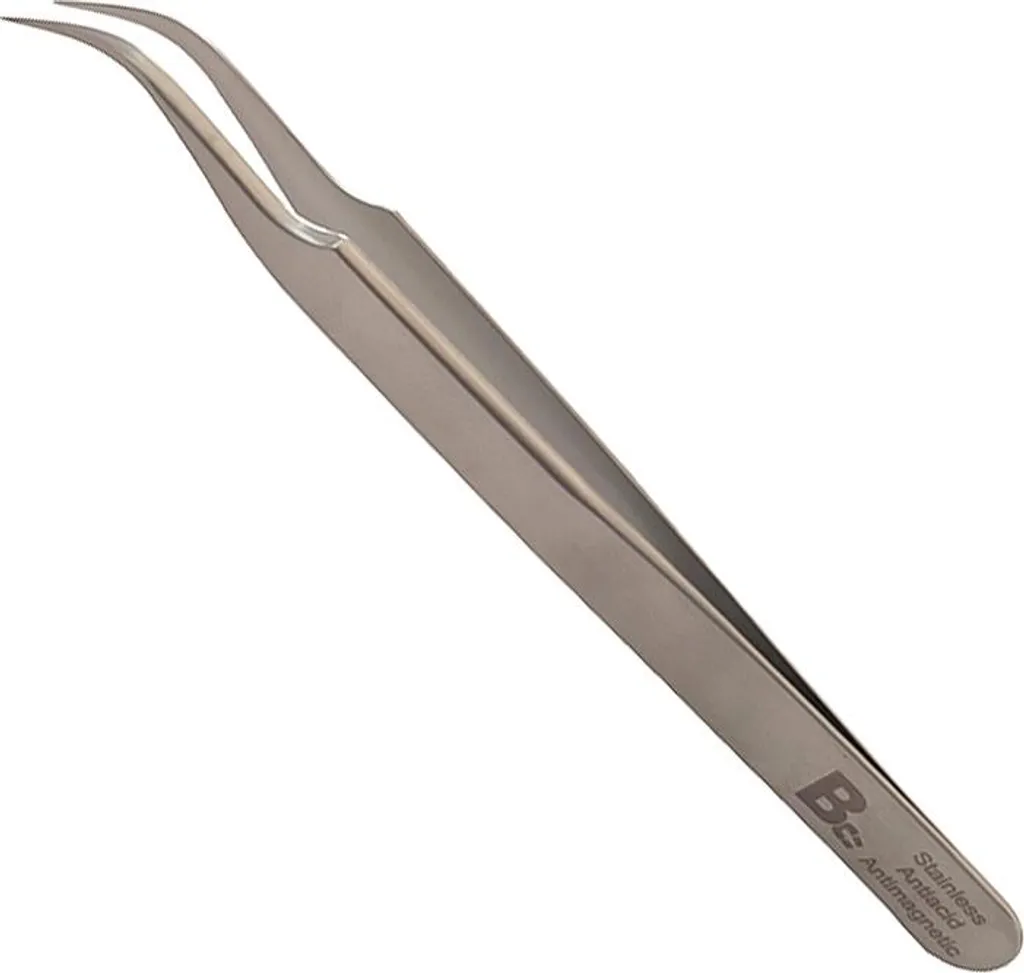 Précelle d'horloger Bergeon 7026-7 avec pointe courbe antimagnétique