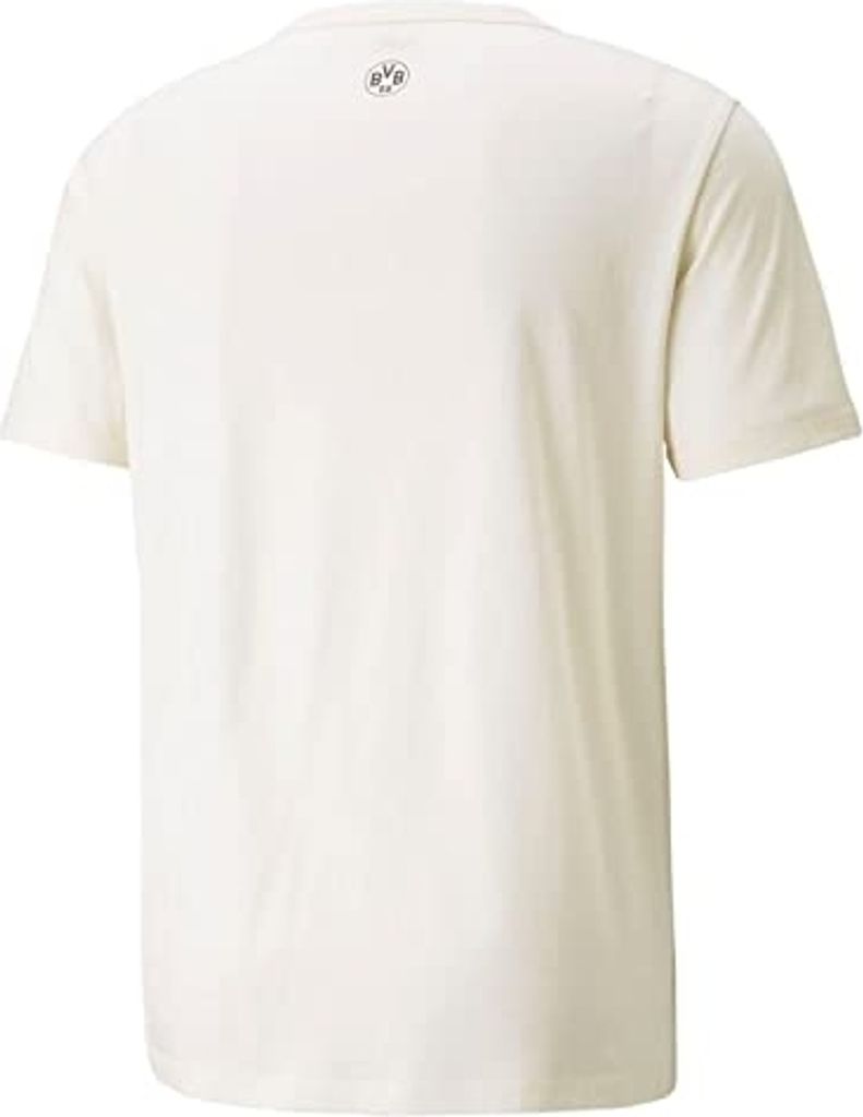 Puma BVB FtblFeat T-Shirt Herren beige Gr XL