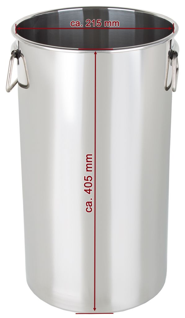 Beeketal Edelstahleimer Eimer versch. Ausführungen, Produktbild 