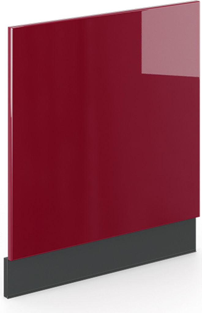 Frontblende Vicco Fame-Line Bordeaux Hochglanz 60 cm ohne Arbeitsplatte, Model 35136